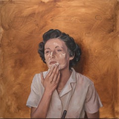 Beauty - Contemporary Figurative Oil Painting, Woman Portrait