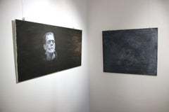 The First Ray of the Sun  - (Frankenstein) Contemporary Figurative Oil Painting