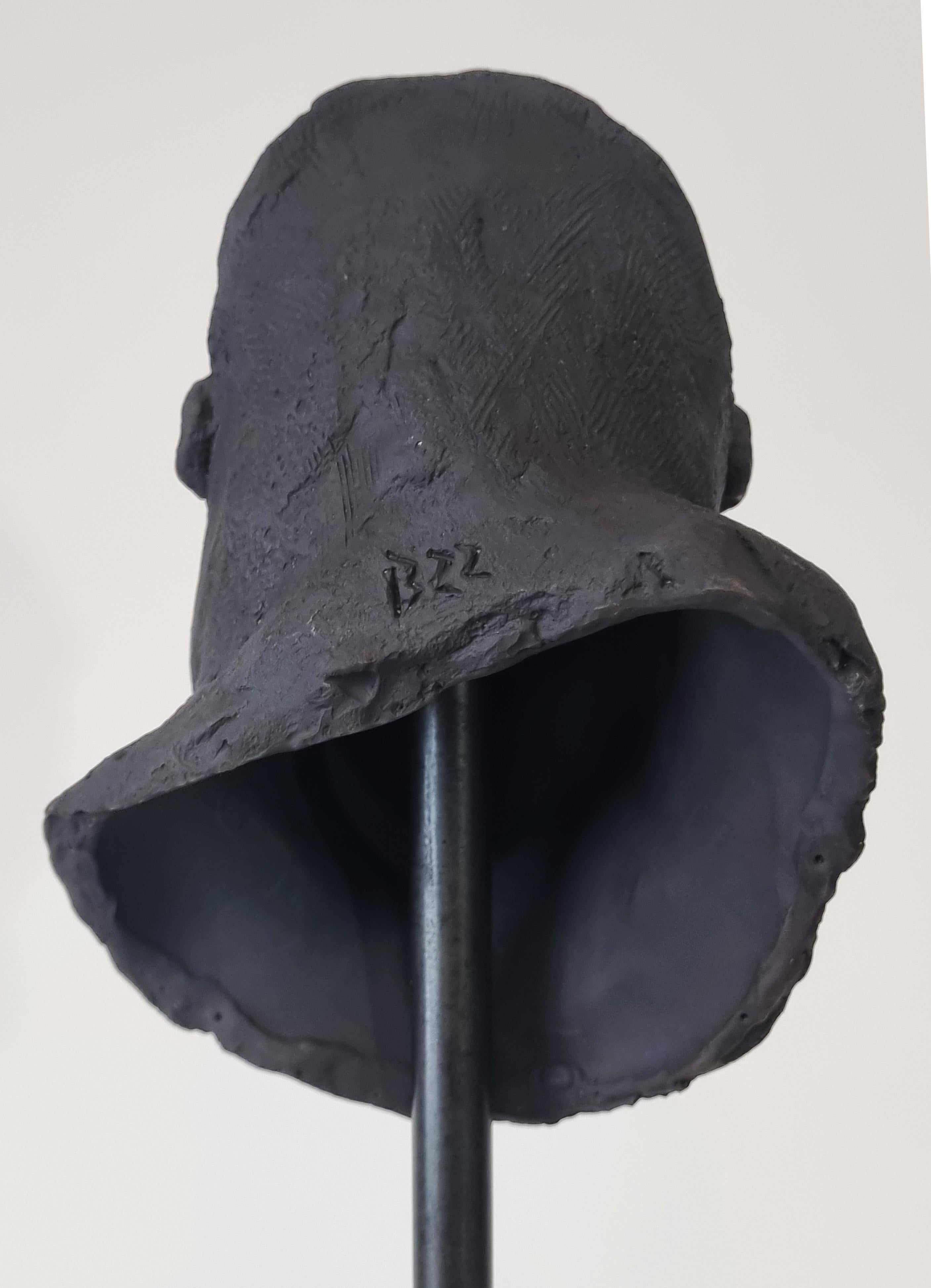 Gorilla's Head - Contemporary Handmade Bronze Sculpture, Portrait Edition 1/5 8