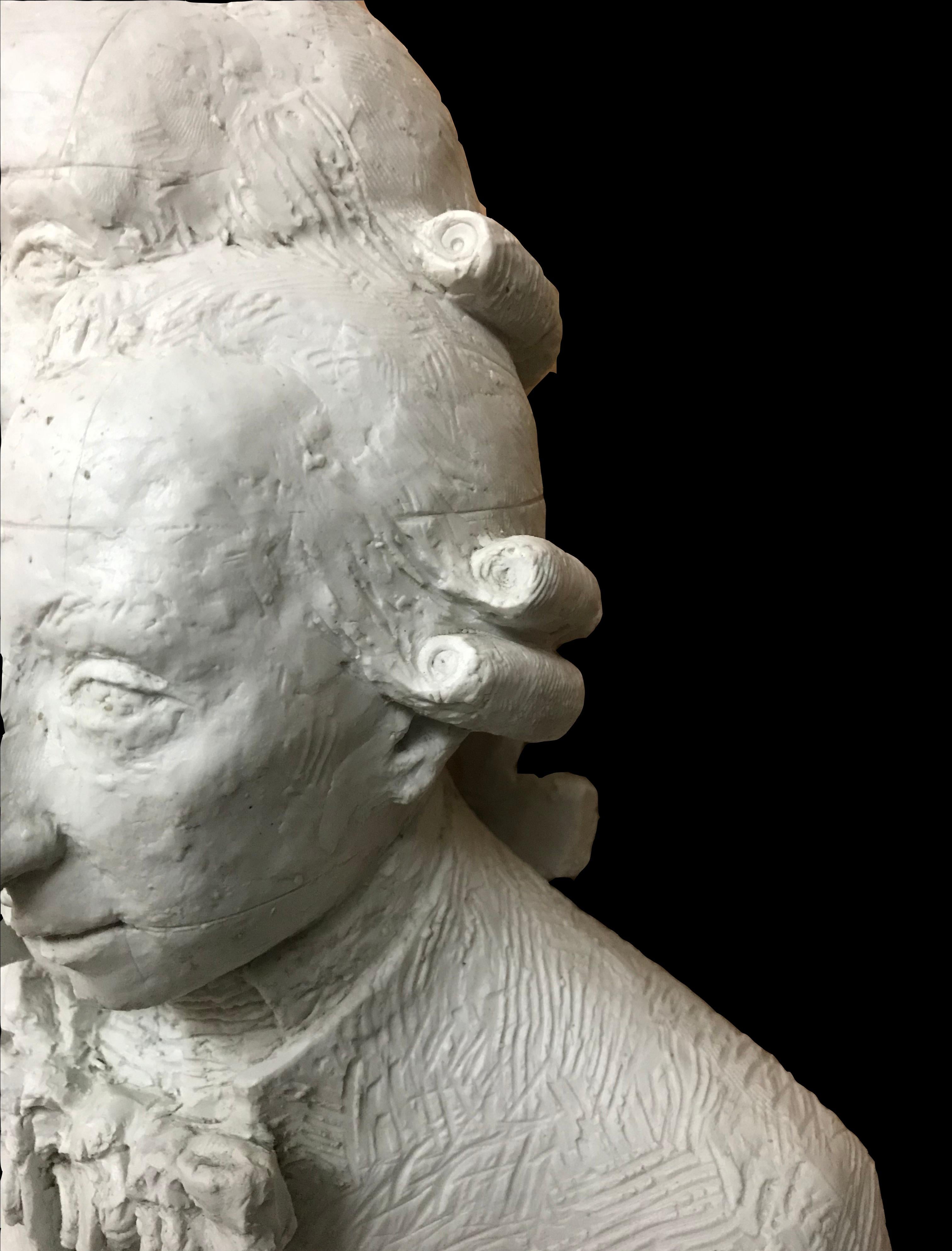 W.A.Mozart; Tomasz Misztal (Polish 1957); porcelain with marble base For Sale 2