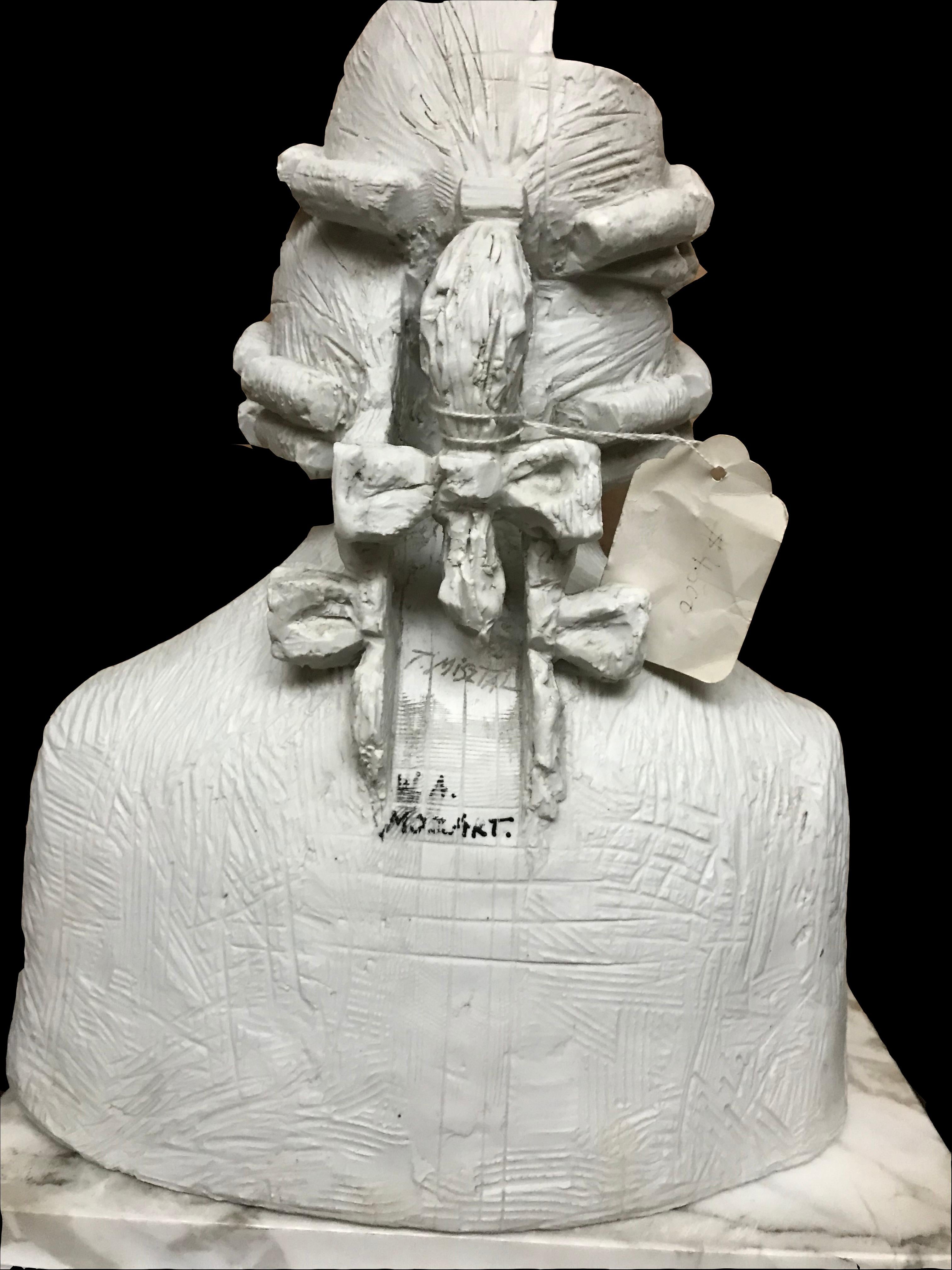 W.A.Mozart; Tomasz Misztal (Polish 1957); porcelain with marble base For Sale 4