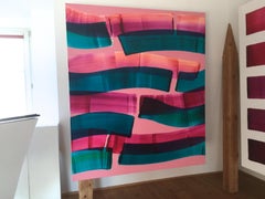 Dopaminum 4 -  Large Format Painting, Conceptual Oil Painting, Color Field