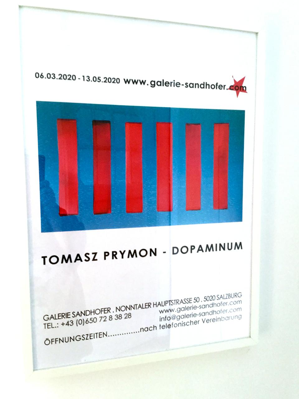 Über Prymon's Ausstellung Dopaminum und seine Gemälde:

