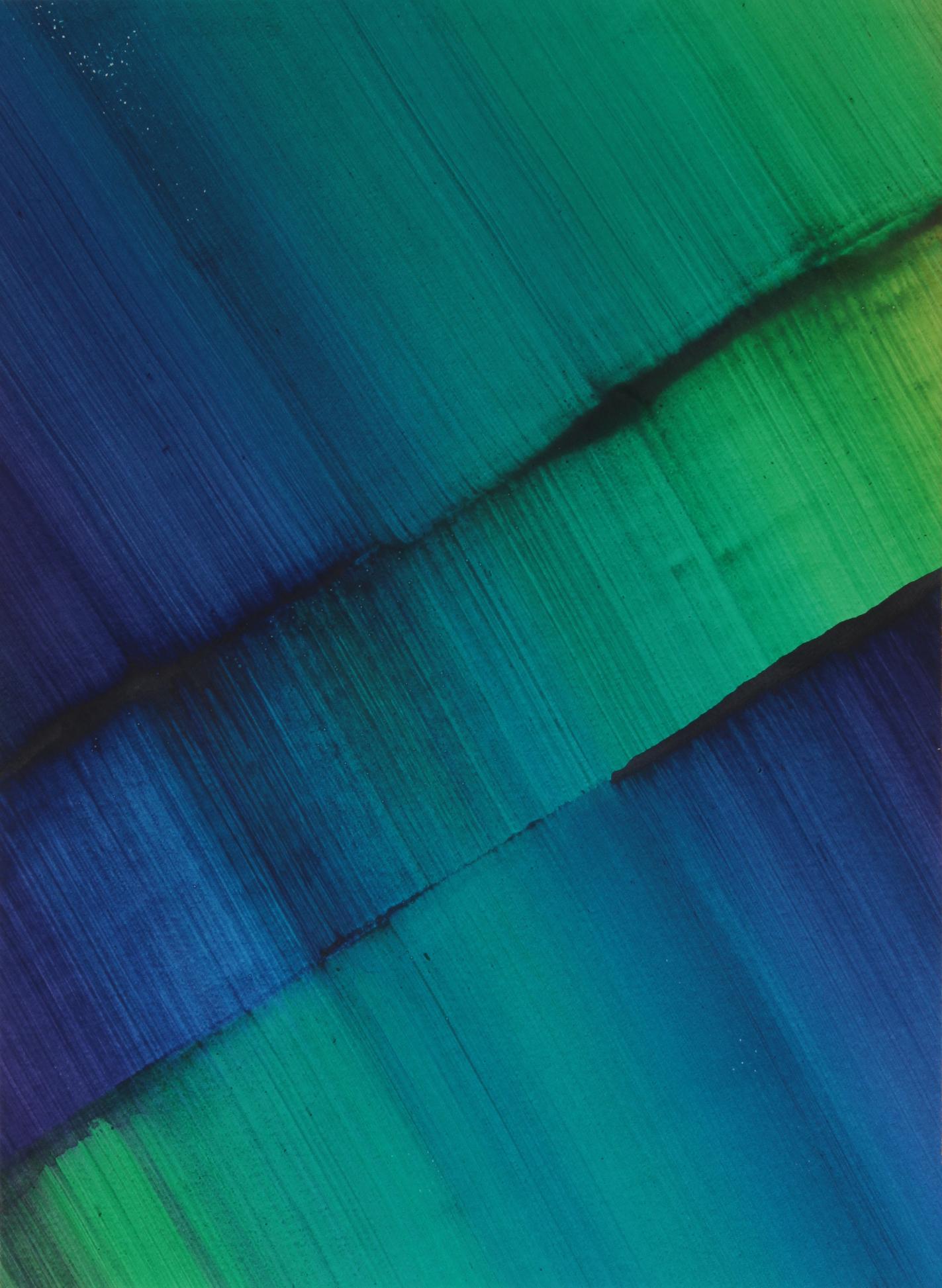 Sans titre 02 -  Série 2019, peinture abstraite contemporaine, légèreté des textiles - Painting de Tomasz Prymon