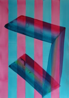 Untitled 02 -  Series 2019, Contemporary Abstract Painting, Textile Lightness