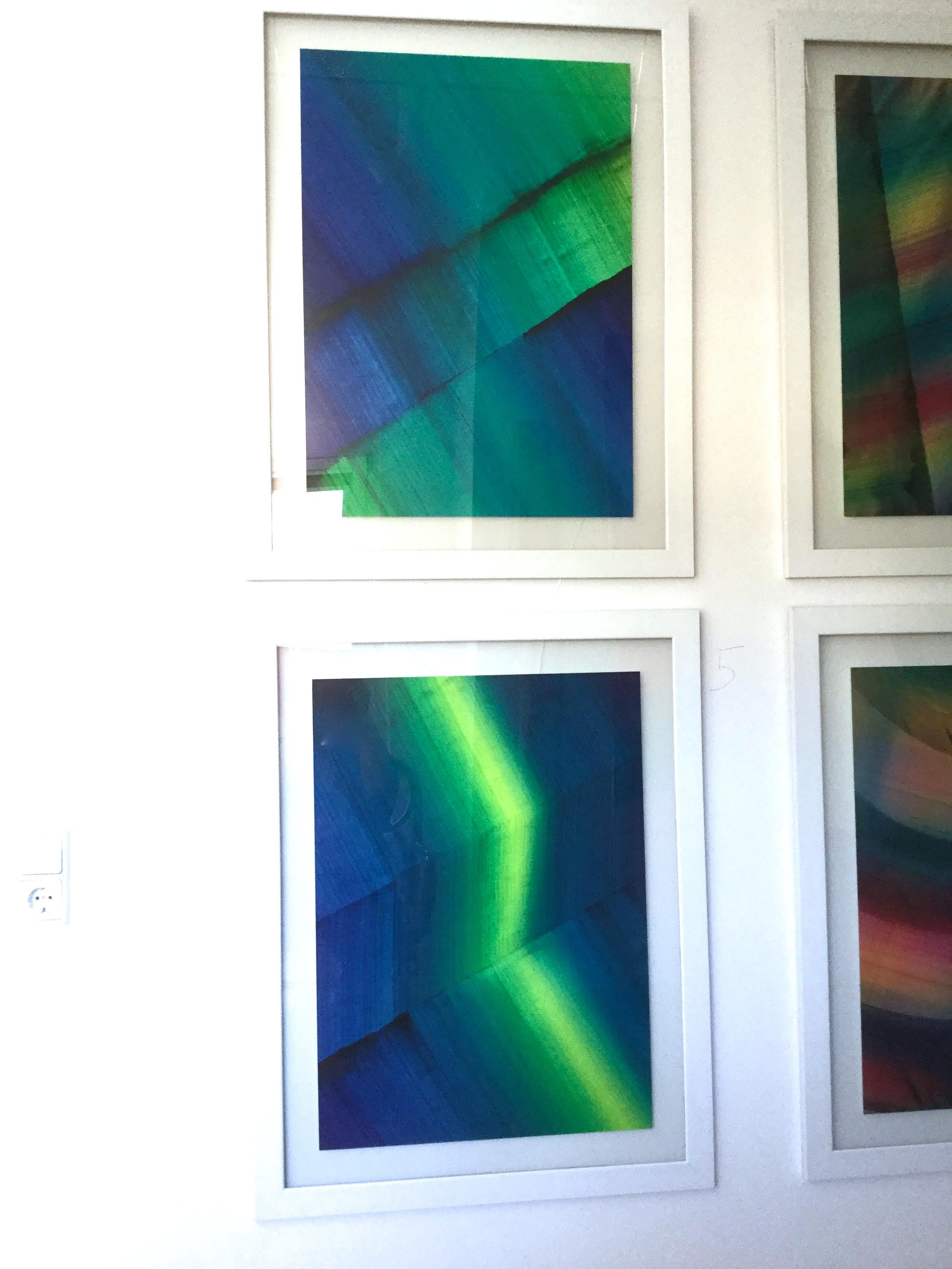Senza titolo 04 -  Serie 2019, Pittura astratta contemporanea, Leggerezza tessile - Painting Contemporaneo di Tomasz Prymon