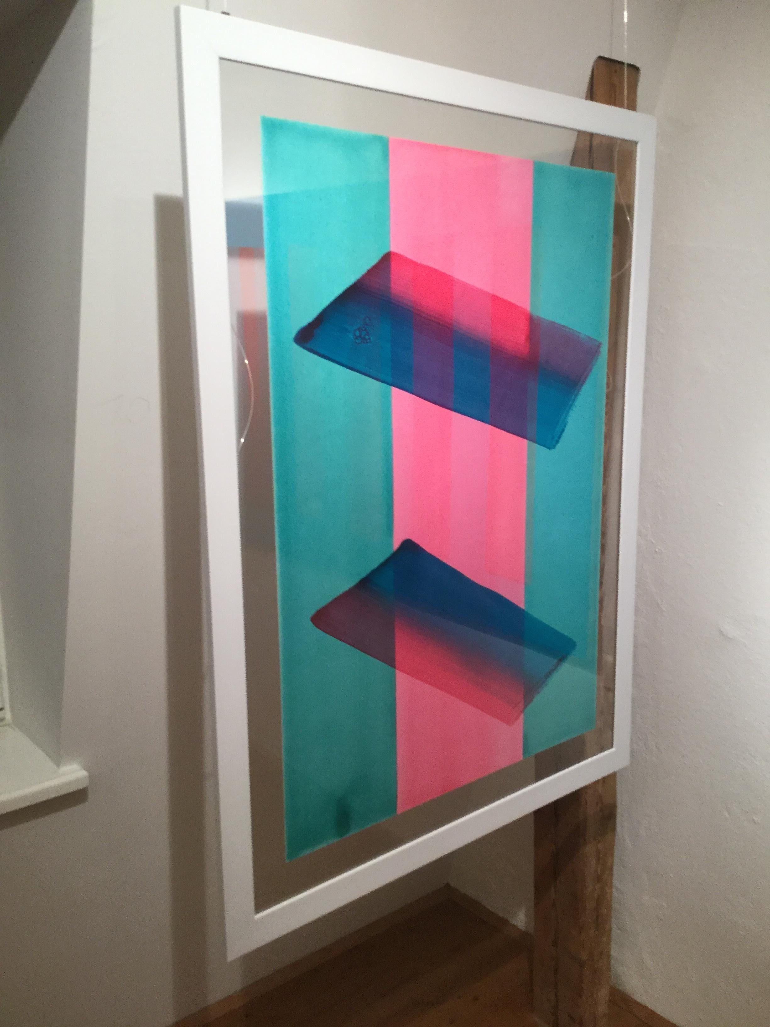 Senza titolo 05 -  Serie 2019, Pittura astratta contemporanea, Leggerezza tessile - Art Contemporaneo di Tomasz Prymon