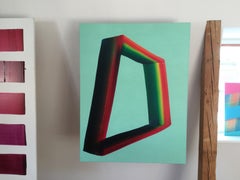 Untitled 06 -  Contemporary Abstract and Colorful Painting, Textile Lightness