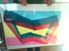 Untitled 06 –  Zeitgenössische abstrakte Malerei der Serie 2019, Textilleichtigkeit