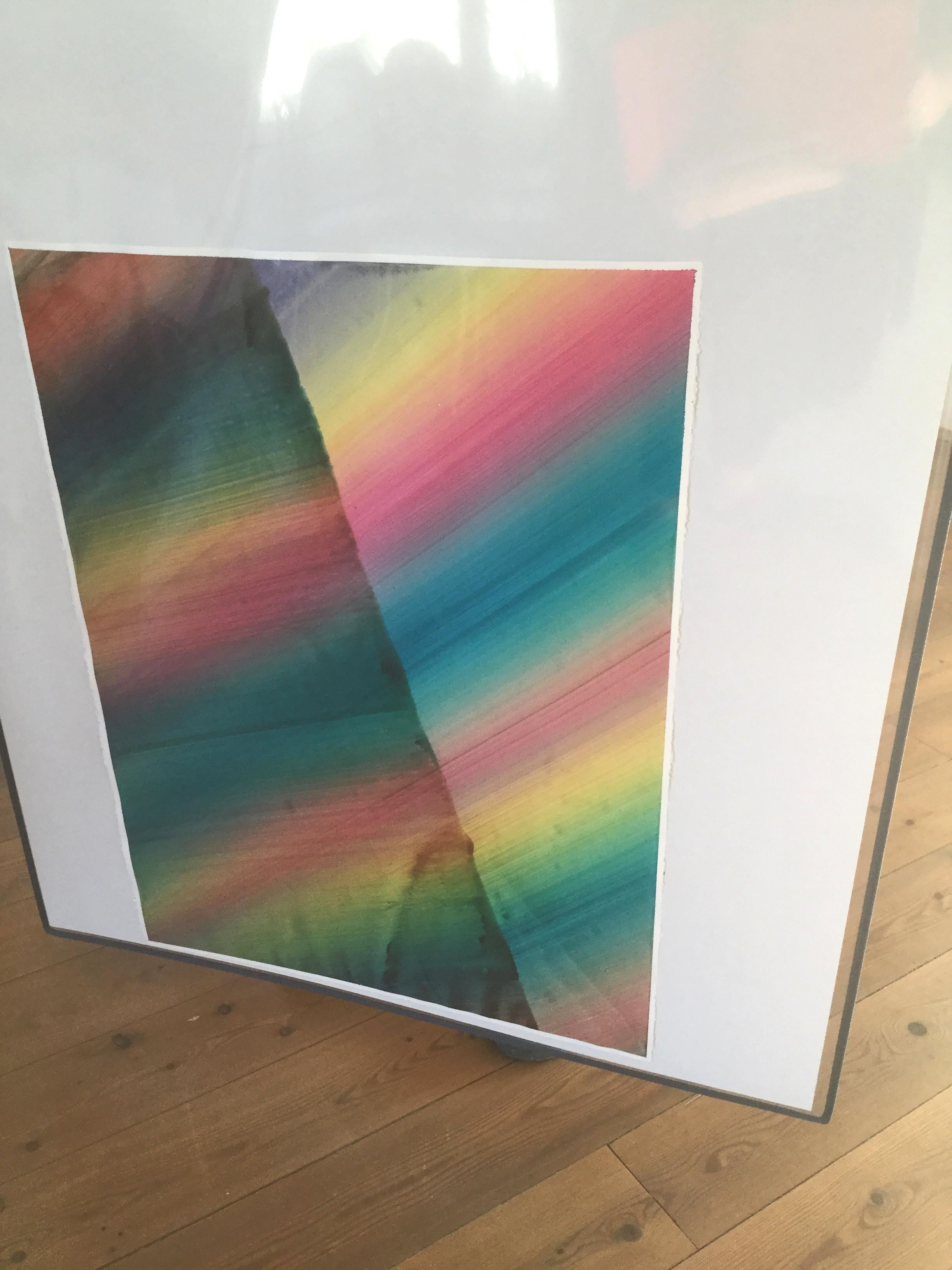 Senza titolo 06 -  Serie 2019, Pittura astratta contemporanea, Leggerezza tessile - Abstract Painting Marrone di Tomasz Prymon