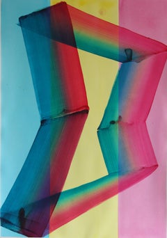 Sin título 06 -  Serie 2019, Pintura abstracta contemporánea, Ligereza textil