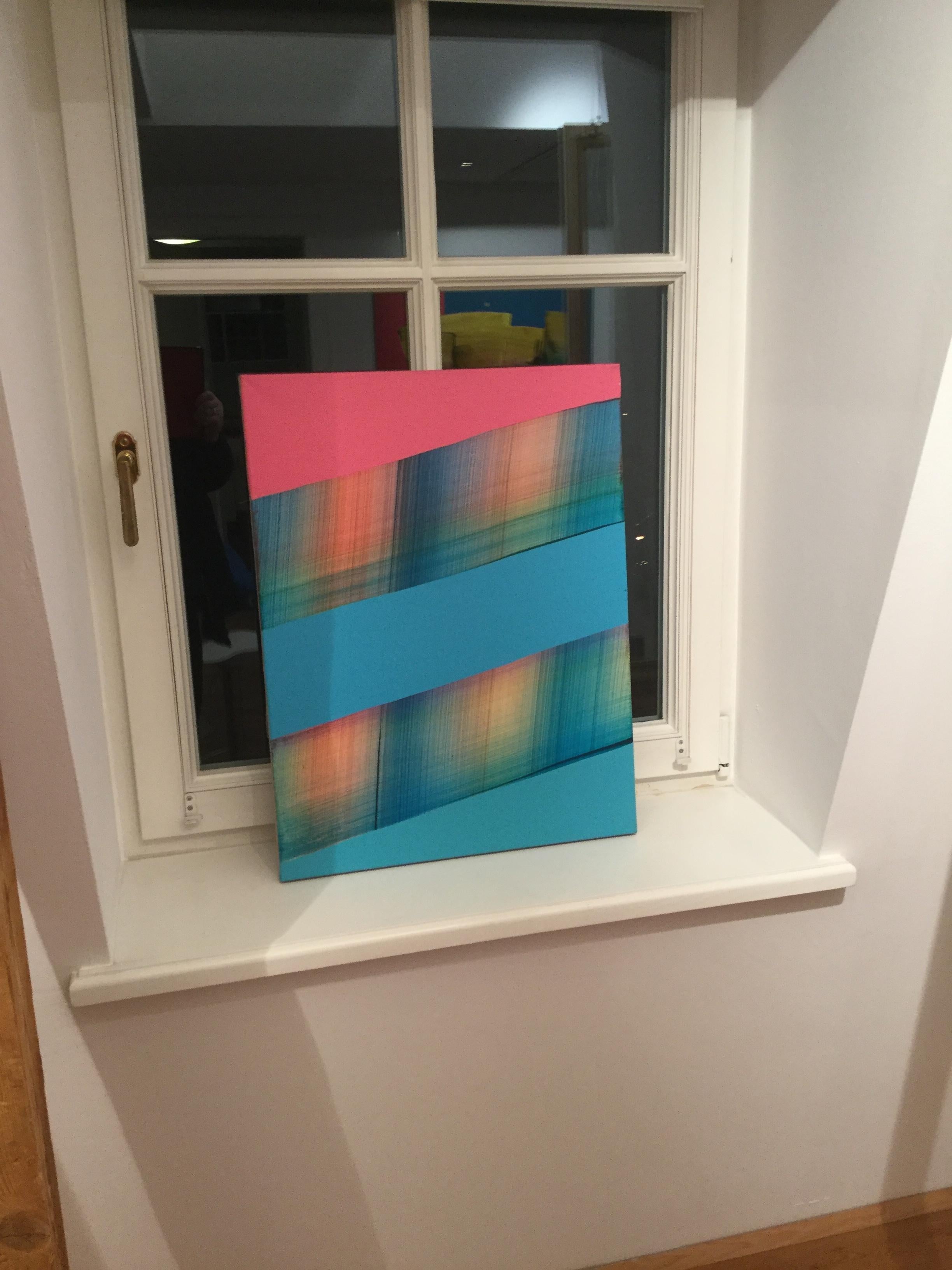 Senza titolo 12 -  Pittura contemporanea astratta e colorata, arte concettuale - Painting di Tomasz Prymon