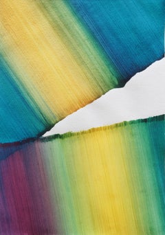 Senza titolo 16 -  Serie 2019, Pittura astratta contemporanea, Leggerezza tessile