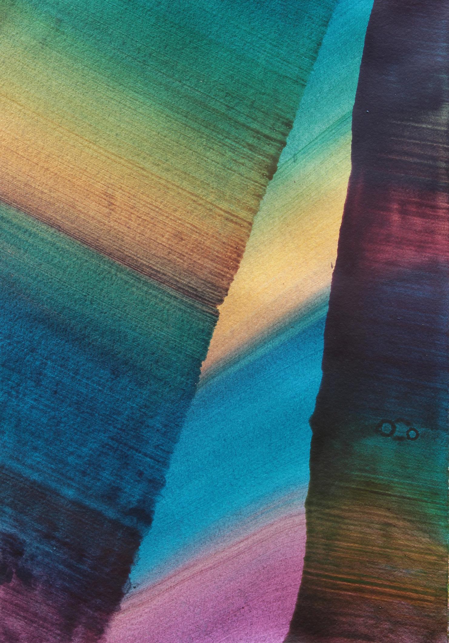 Sans titre 19 -  Série 2019, peinture abstraite contemporaine, légèreté des textiles