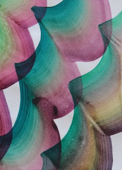 Sin título 22 -  Serie 2019, Pintura abstracta contemporánea, Ligereza textil