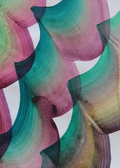Senza titolo 22 -  Serie 2019, Pittura astratta contemporanea, Leggerezza tessile