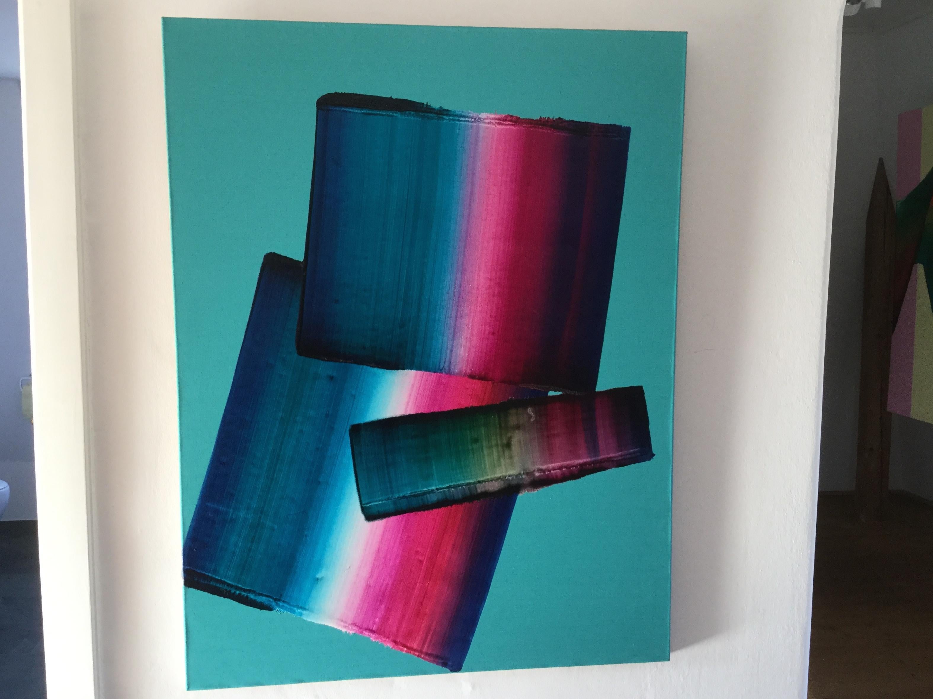 About Prymon’s Exhibition Dopaminum and his paintings:

”Dopaminum” - Tomasz Prymon

Dopamine – colloquially referred to as the hormone of love and happiness. Why is this organic chemical, synthetized and released by neurons in the brain and spinal