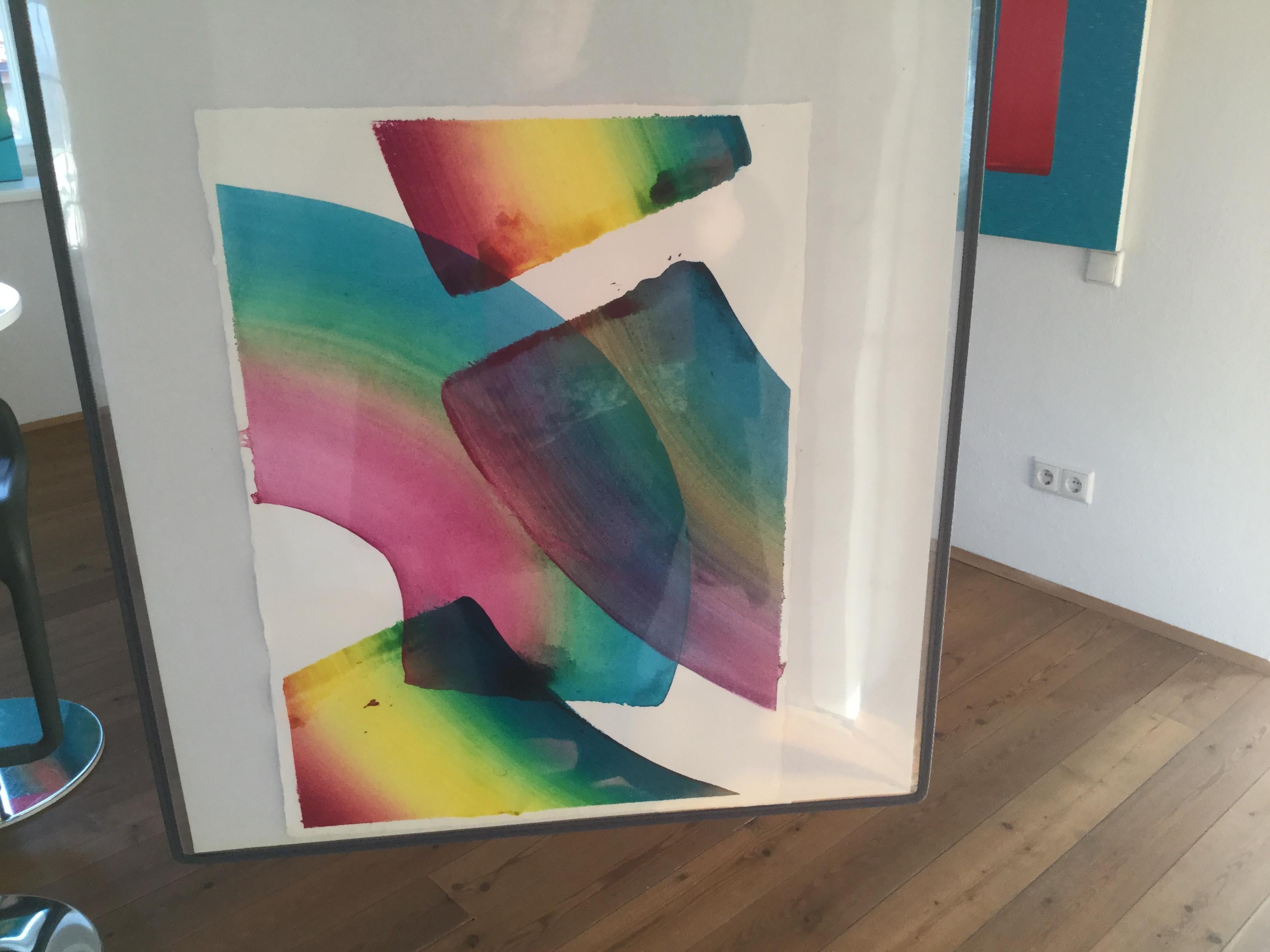 Senza titolo 23 -  Serie 2019, Pittura astratta contemporanea, Leggerezza tessile - Painting di Tomasz Prymon