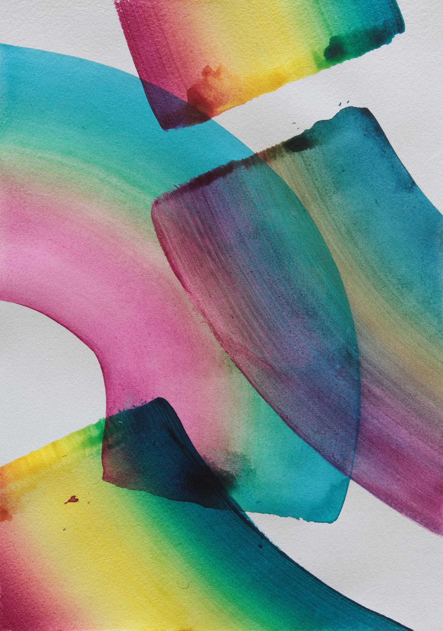 Untitled 23 -  Series 2019, Contemporary Abstract Painting, Textile Lightness