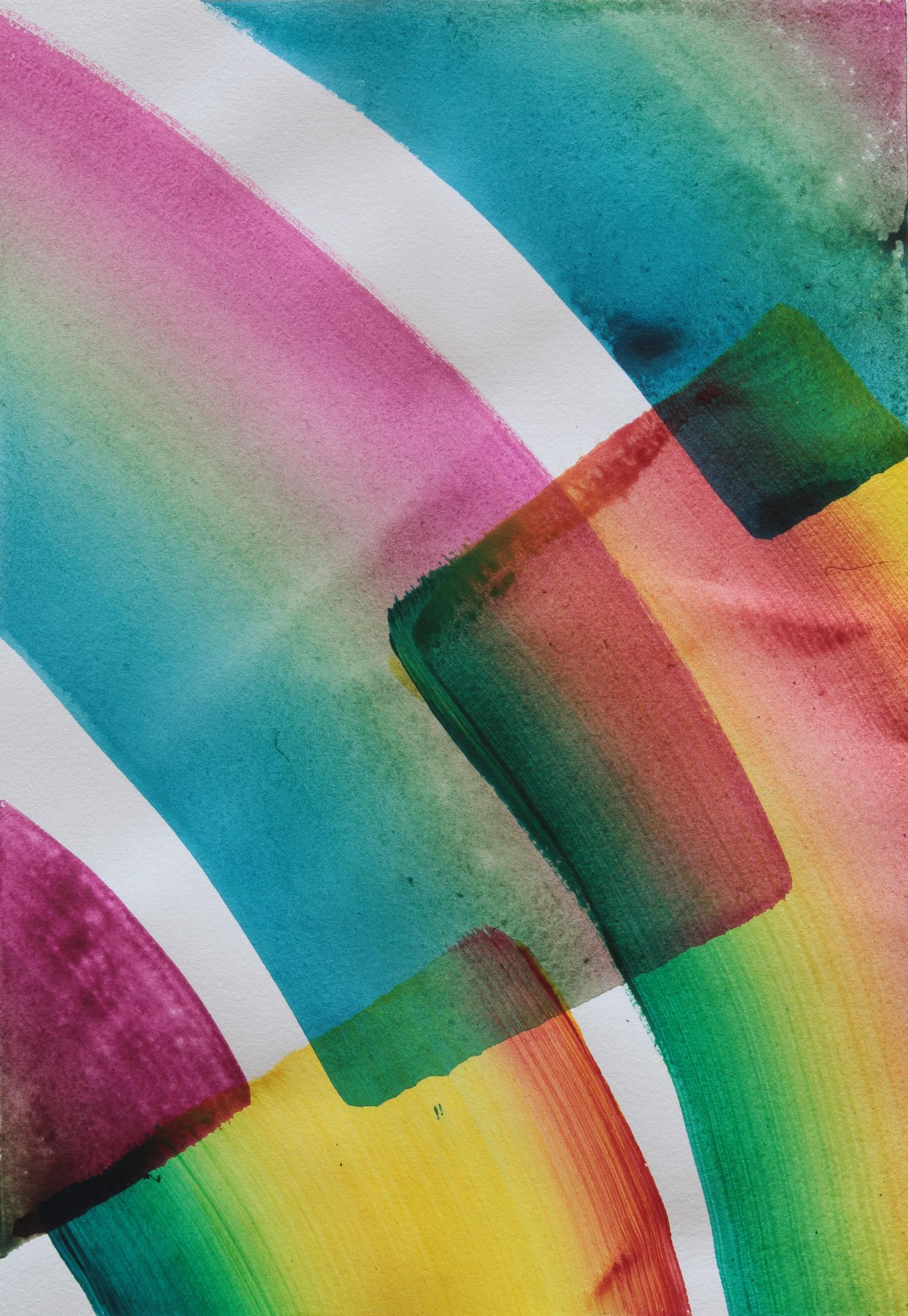 Untitled 24 -  Series 2019, Contemporary Abstract Painting, Textile Lightness