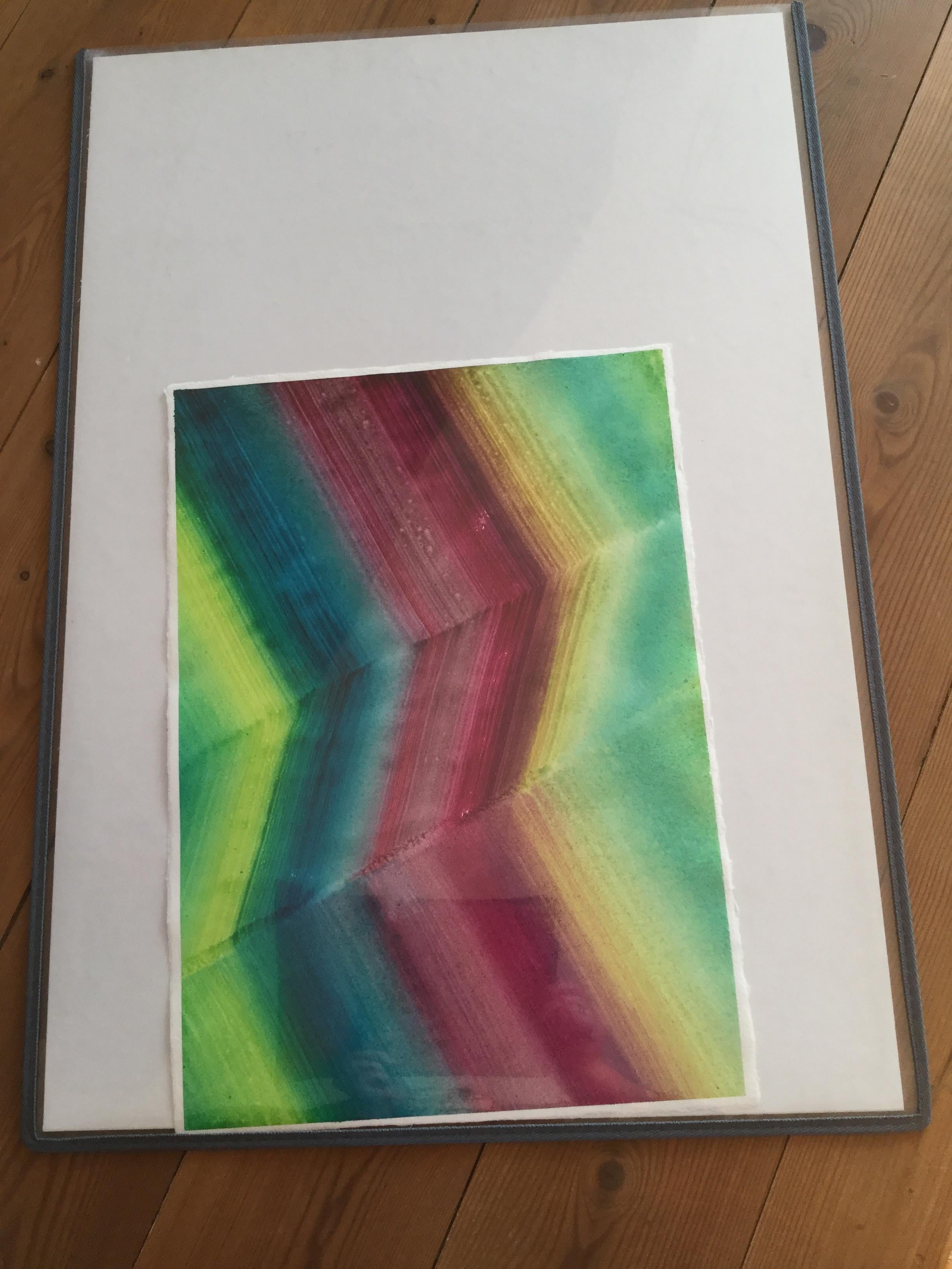 Senza titolo 35 -  Serie 2019, Pittura astratta contemporanea, Leggerezza tessile - Painting Contemporaneo di Tomasz Prymon