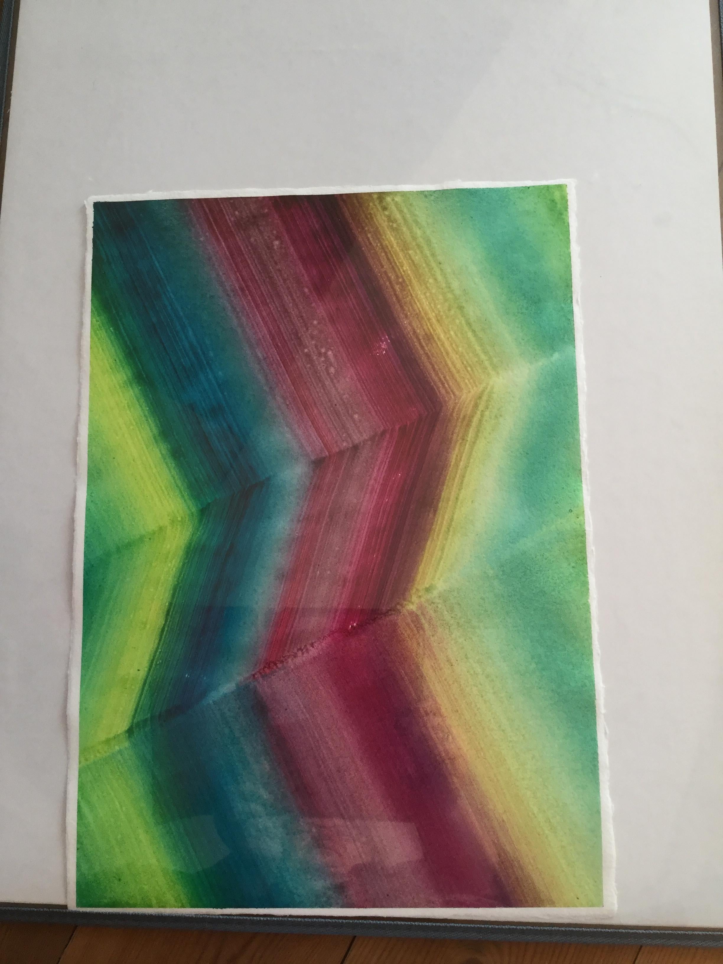 Senza titolo 35 -  Serie 2019, Pittura astratta contemporanea, Leggerezza tessile - Abstract Painting Grigio di Tomasz Prymon