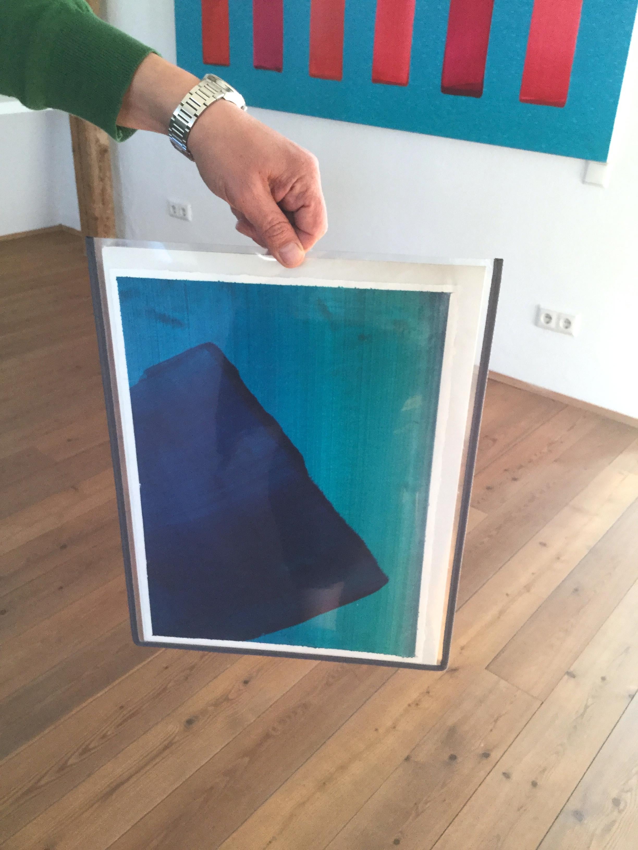 Untitled 38 -  Series 2019, Contemporary Abstract Painting, Textile Lightness For Sale 2