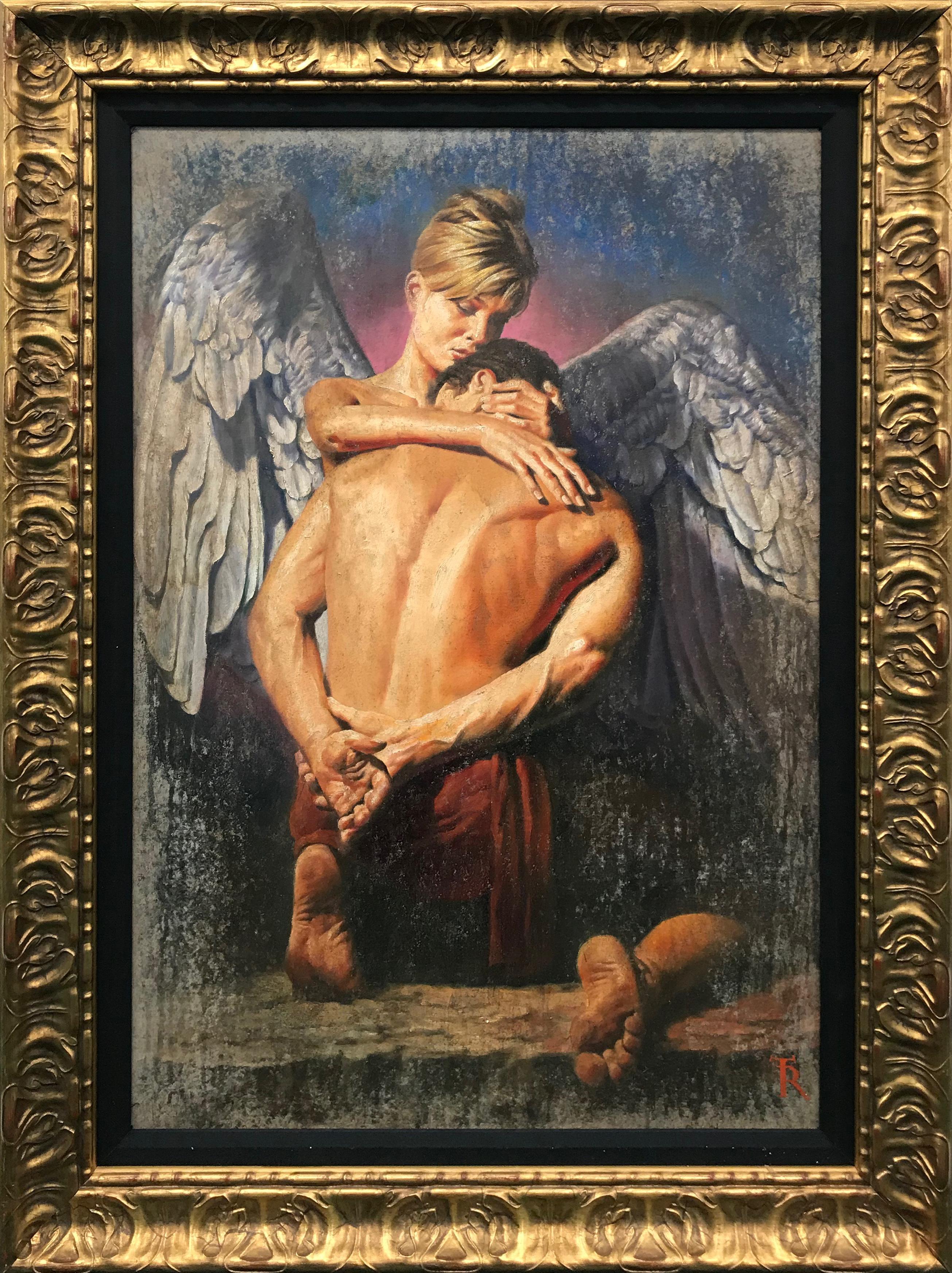ANGEL - Painting by Tomasz Rut