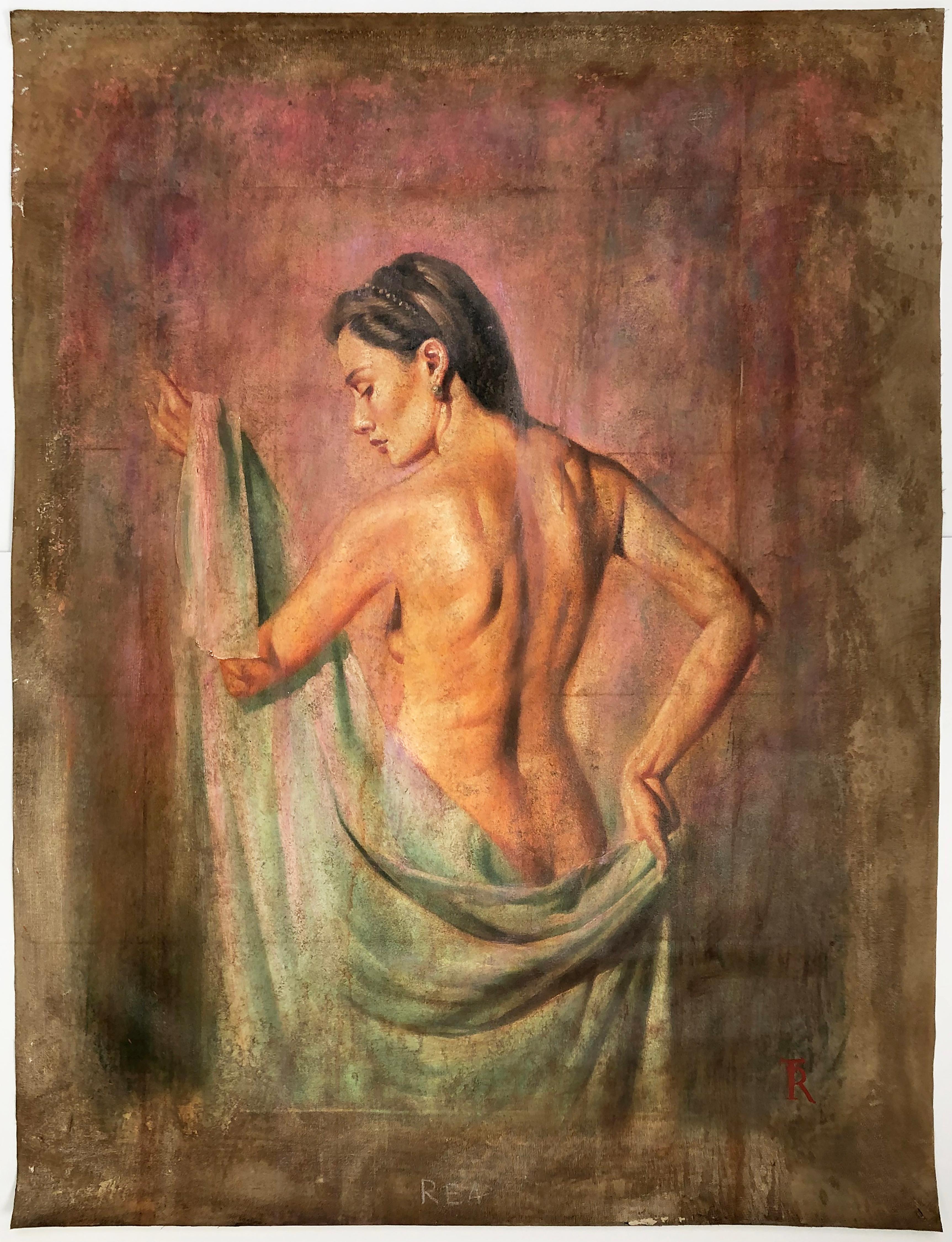 Portrait Painting di Tomasz Rut - Rea (dipinto di grandi dimensioni)