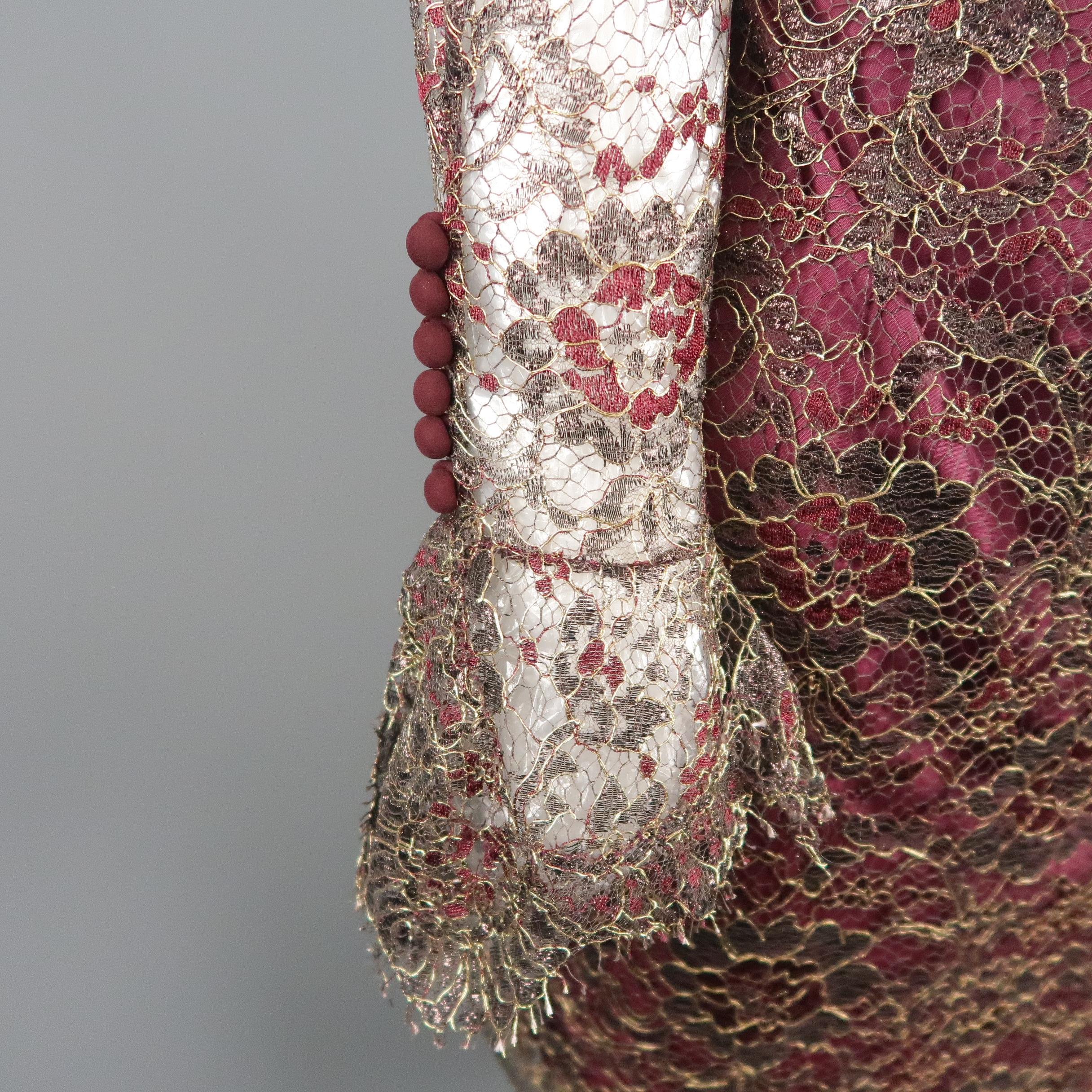 burgundy lace long sleeve dress