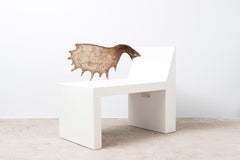 Chaise Tomb de Rick Owens : Marbre blanc et bois d'élan, Design Modern
