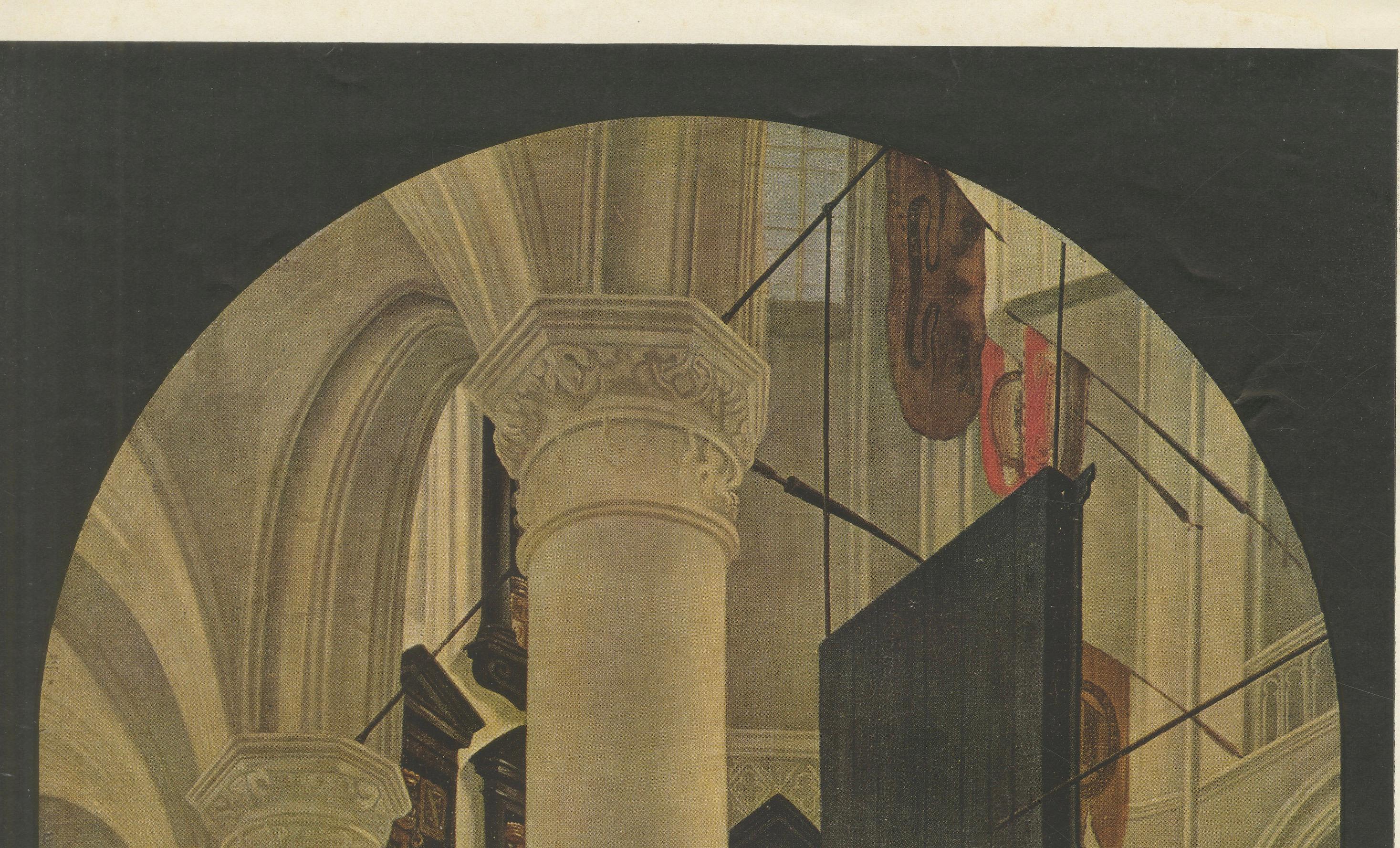 Tumba de Guillermo de Orange en Delft - Según Houckgeest, grabado holandés de 1926

Descripción:
Magnífica cromolitografía de principios del siglo XX que representa la tumba monumental de Guillermo de Orange (Willem van Oranje) en la Nieuwe Kerk