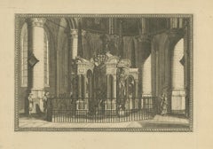 Tomb of William the Silent – Nieuwe Kerk Delft – Dutch Engraving, circa 1750