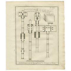 Plans des tombes des rois à Thèbes - Aménagement de la Vallée des rois, Égypte 1776