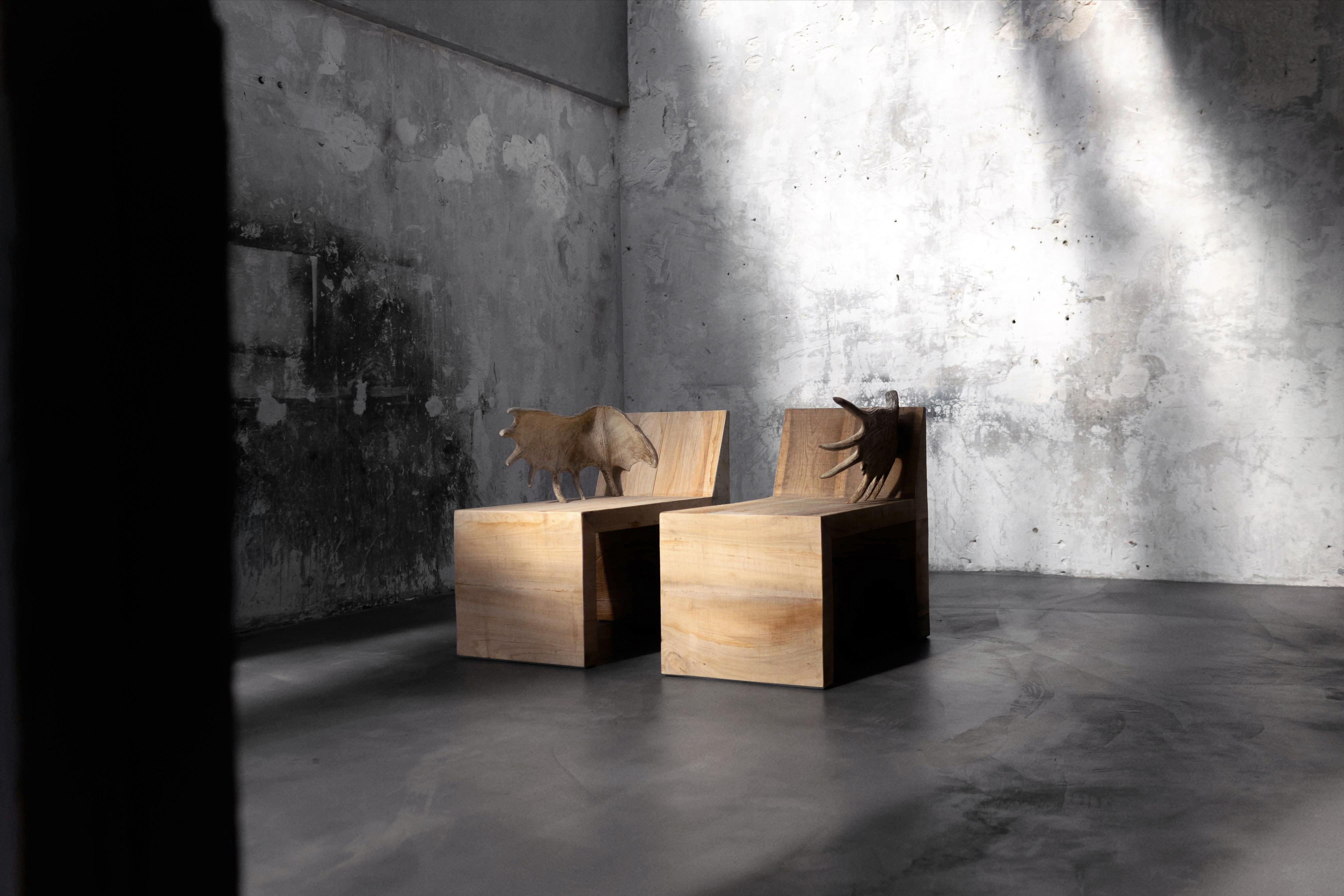 Hirschstuhl aus Tomb von Rick Owens im Angebot 2