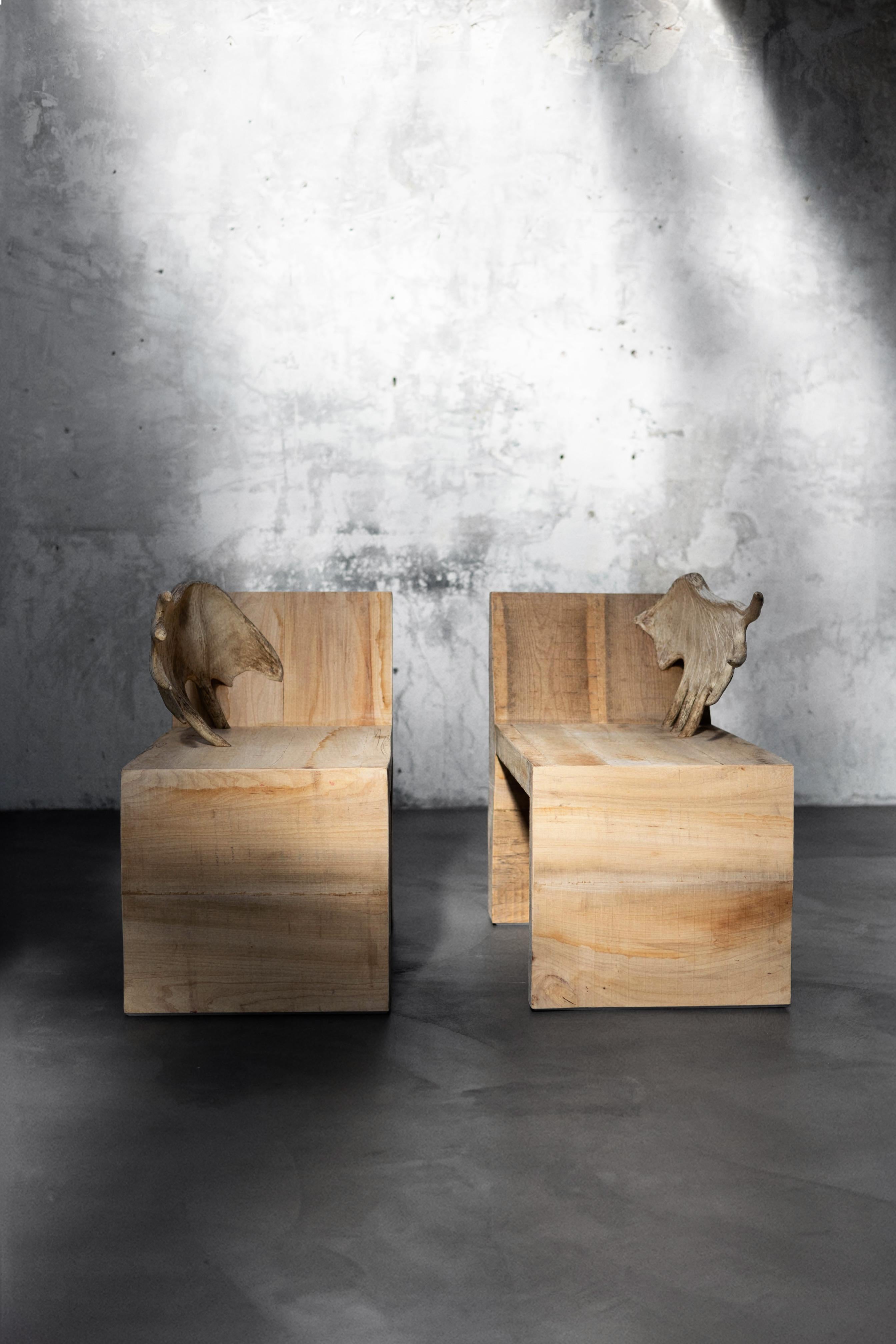 Hirschstuhl aus Tomb von Rick Owens im Angebot 4