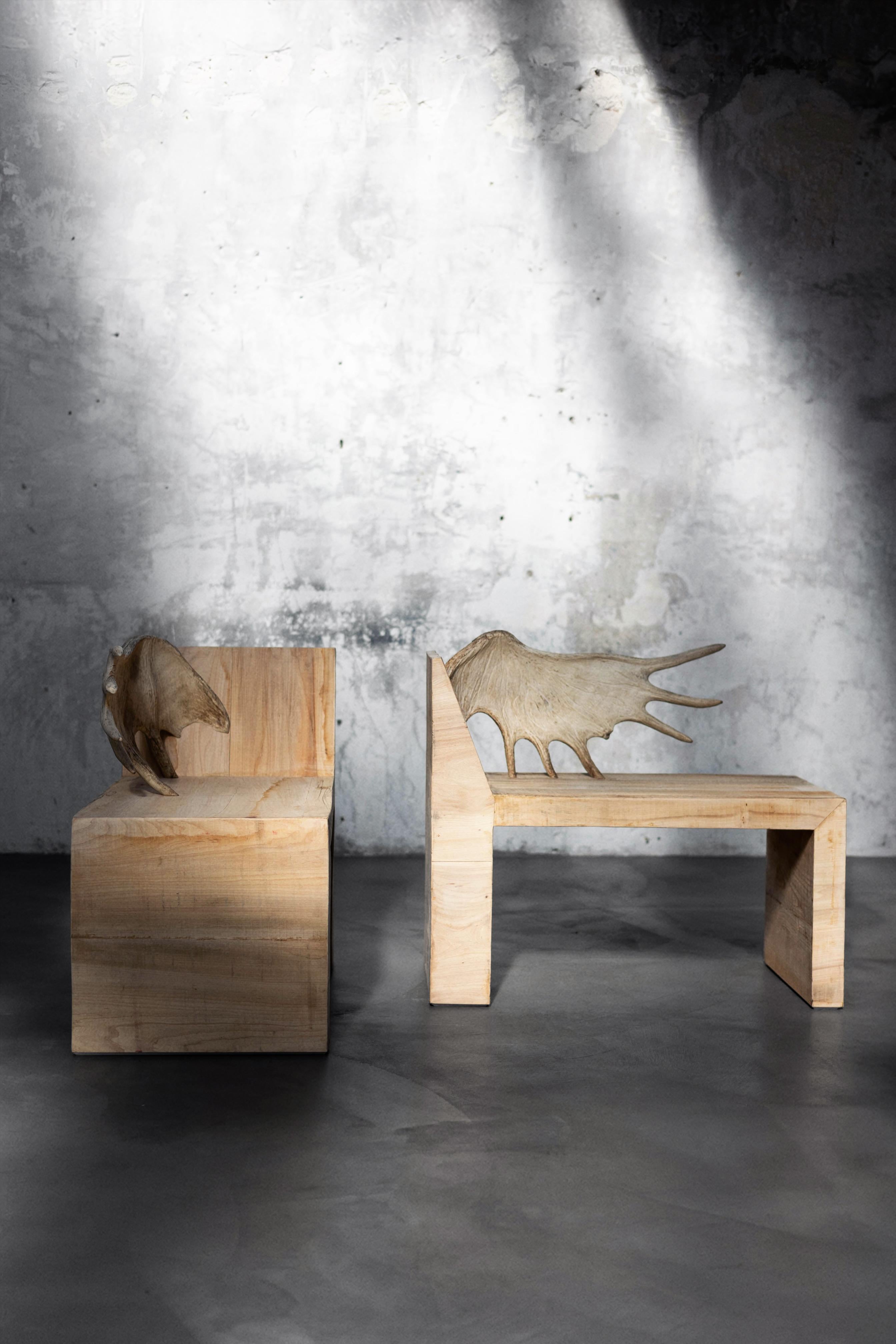 Hirschstuhl aus Tomb von Rick Owens im Angebot 5