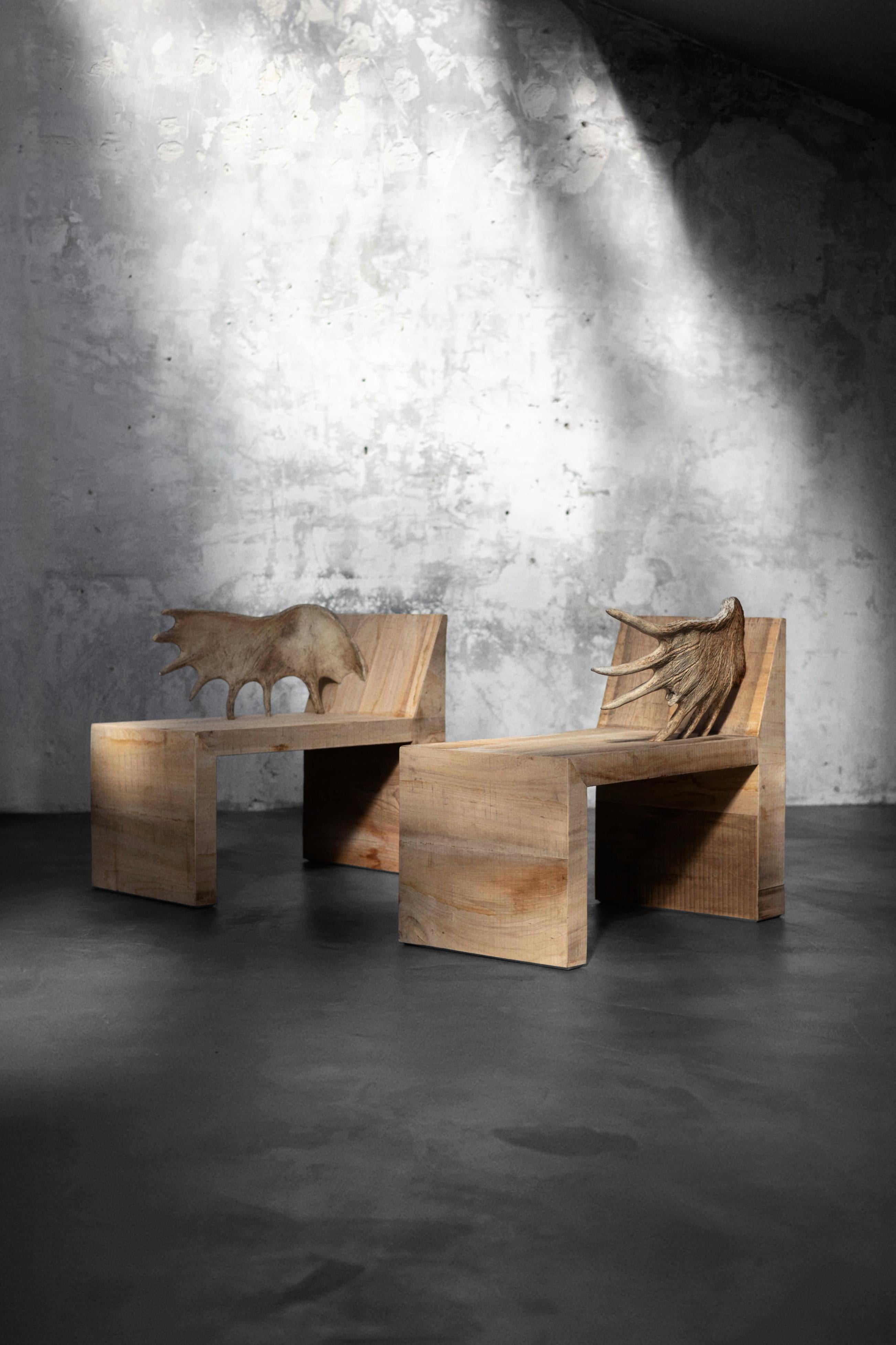 Hirschstuhl aus Tomb von Rick Owens im Angebot 8