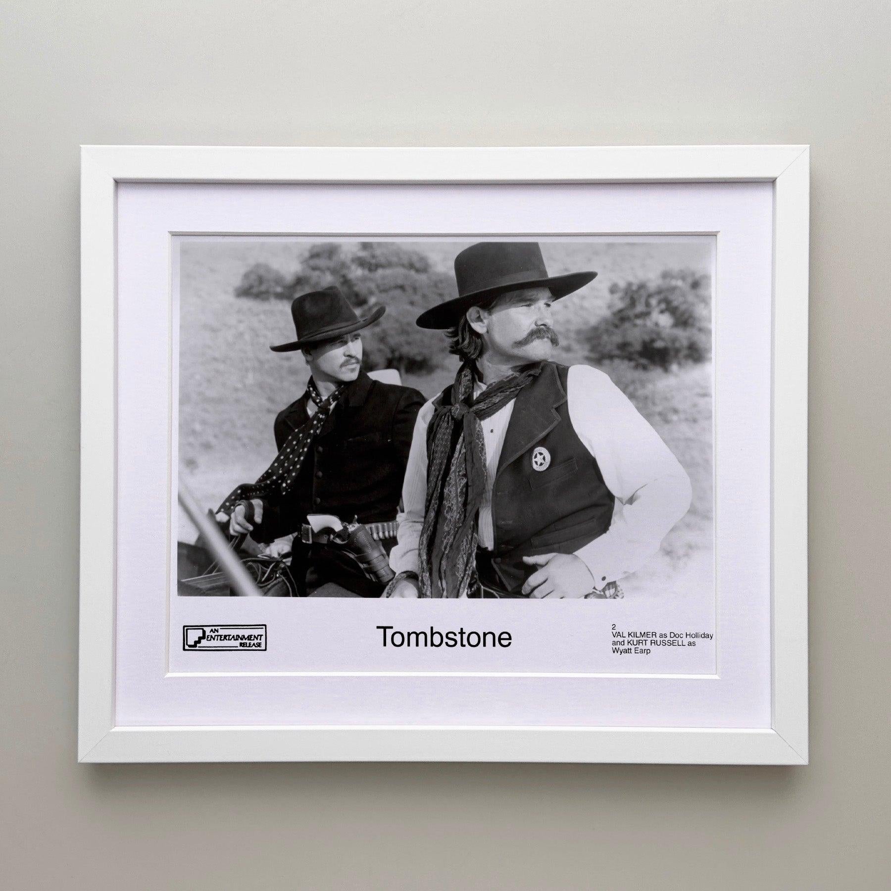 Américain Tombstone 1993 Publicity Film Movie Press Still Framed en vente