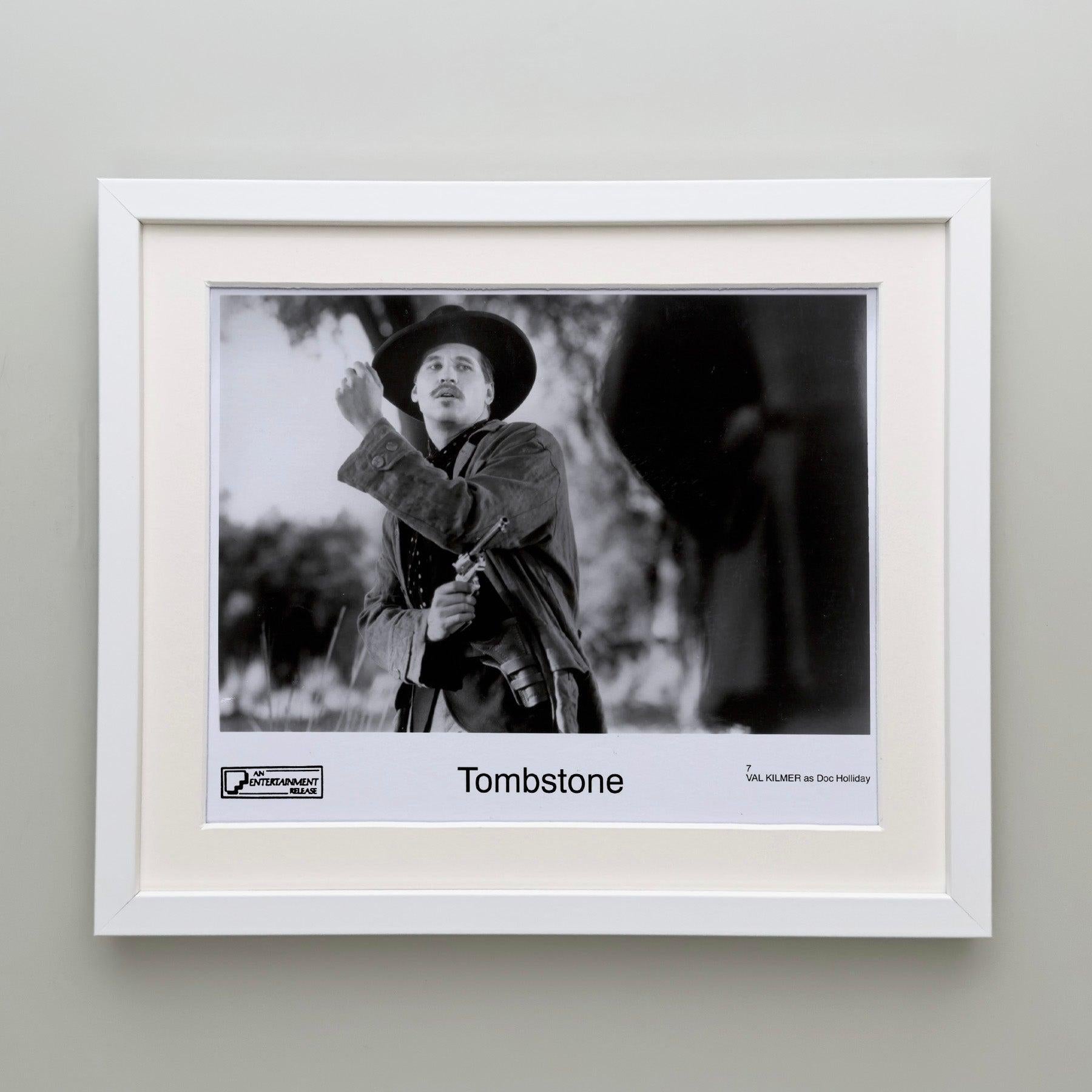 Tombstone 1993 Publicity Film Movie Press Still Framed Excellent état - En vente à Bath, Somerset