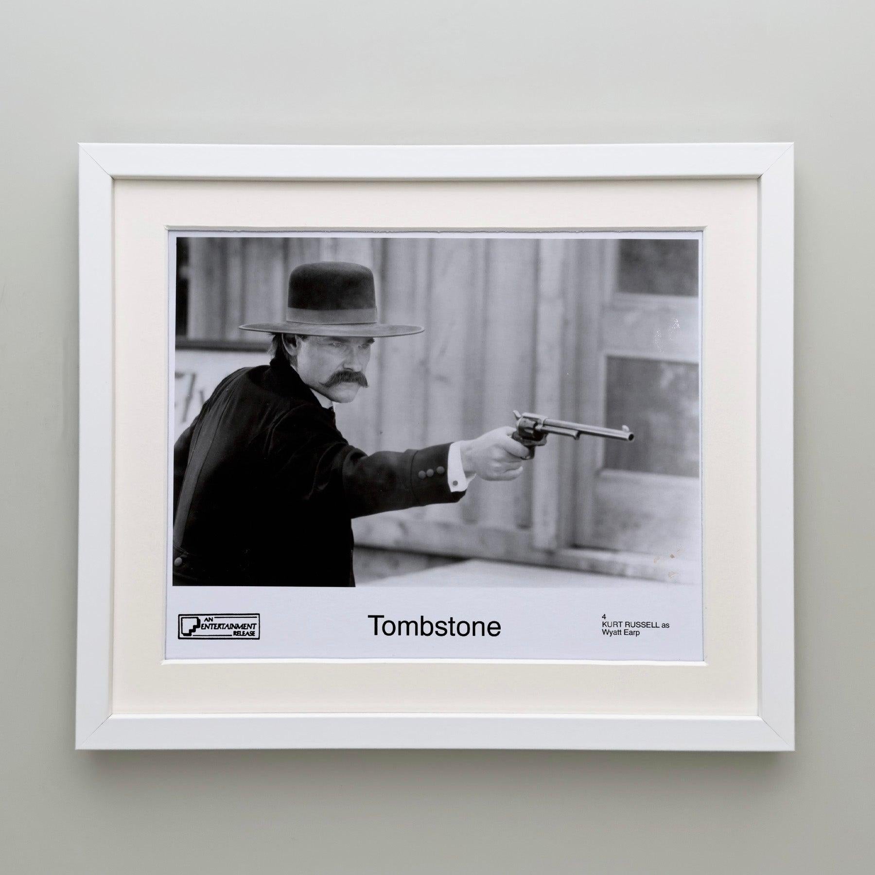 Tombstone 1993 Publicity Film Movie Press Still Framed Excellent état - En vente à Bath, Somerset