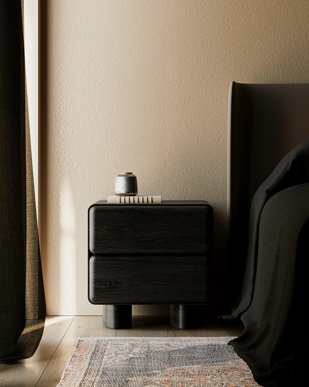 An aesthetic of honesty permeates Yet Design’s furniture, showcasing the power and beauty of simple geometric shapes. Their timeless designs combine sculptural forms, the material’s perfect imperfections, and traditional craftsmanship.It is a design