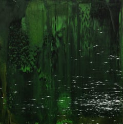 A light. Acrylics Painting, Abstract, Monochromatic, Polish artist