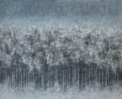 Tiefer Wald - Acrylmalerei, Landschaft und Abstrakt, Polnischer Künstler