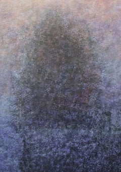 Melting of horizon - Acrylics Painting, Landscape & Abstract painting, Purple