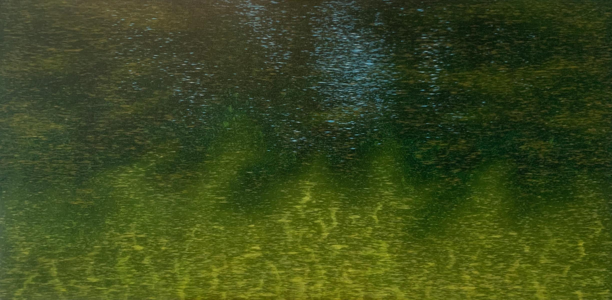 Landscape Painting de Tomek Mistak - Ruido 18.08. Pintura contemporánea de paisaje, Acrílico, Abstracto, Arte polaco