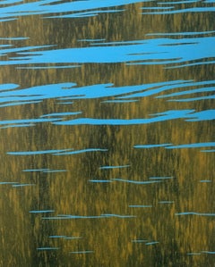 Ruido 2.10. Pintura contemporánea de paisaje, Acrílico, Abstracto, Arte polaco