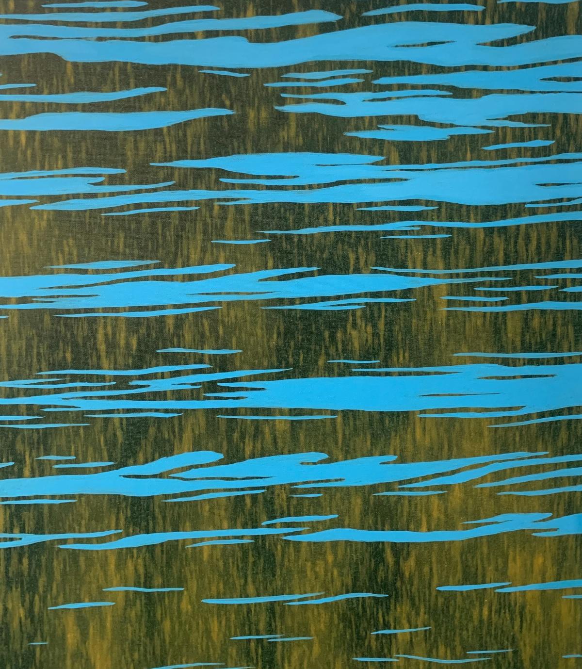Ruido 2.10. Pintura contemporánea de paisaje, Acrílico, Abstracto, Arte polaco - Painting Otro estilo de arte de Tomek Mistak