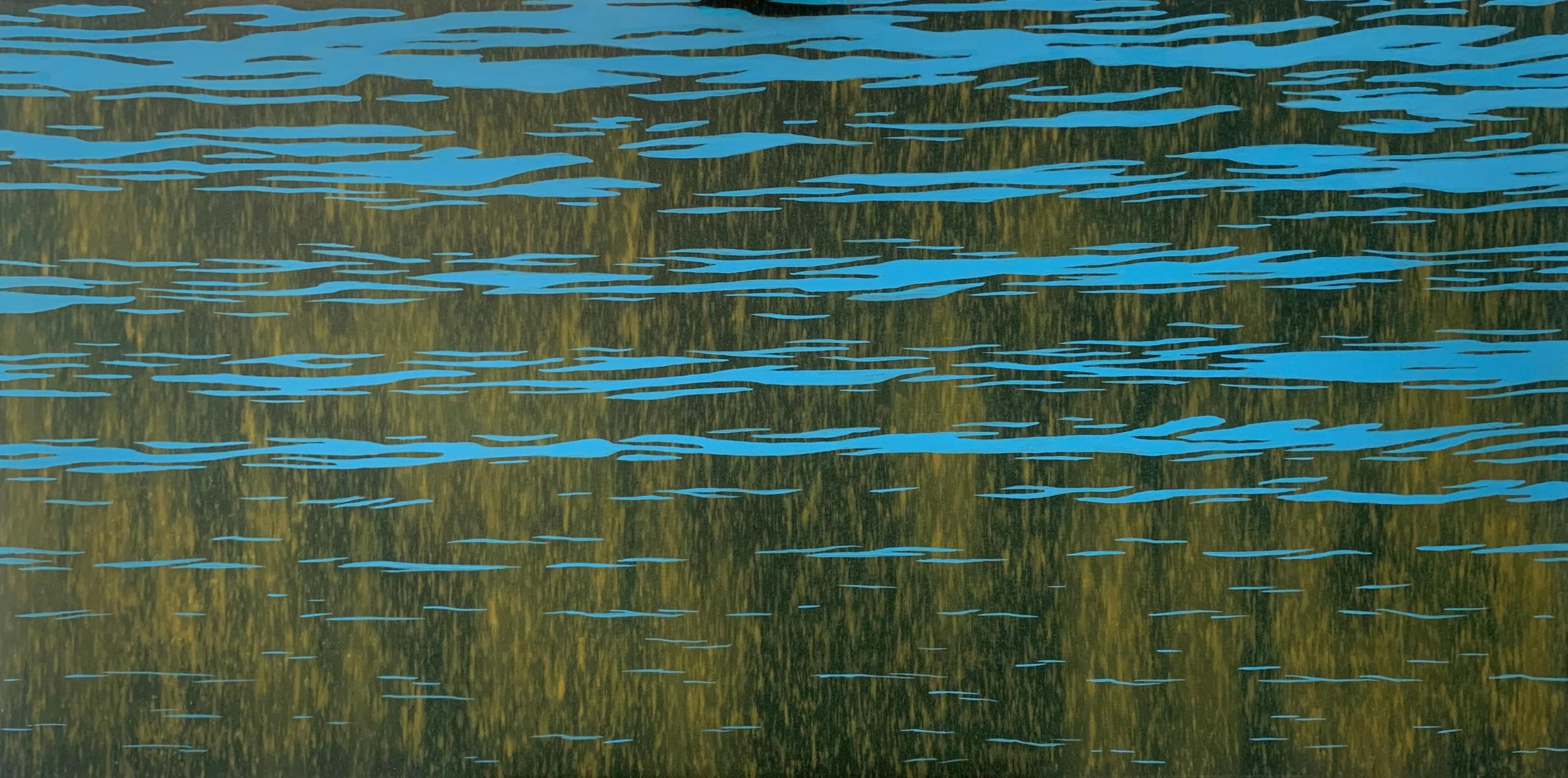 Landscape Painting de Tomek Mistak - Ruido 2.10. Pintura contemporánea de paisaje, Acrílico, Abstracto, Arte polaco