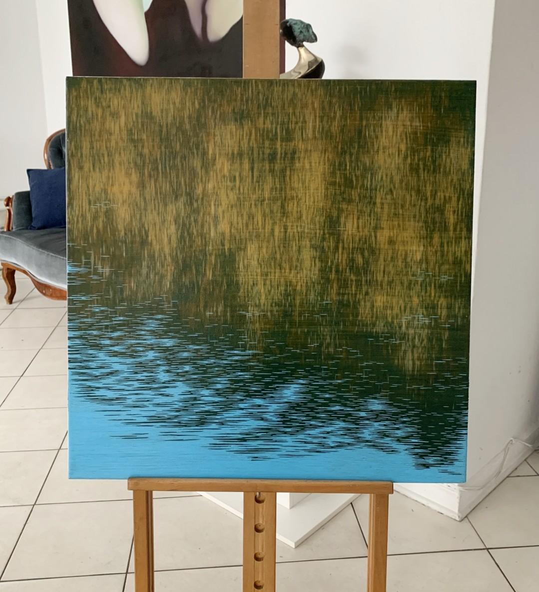 Rumore - Pittura con acrilici, Paesaggio e astratto, Greene & Greene, Artista polacco - Painting di Tomek Mistak